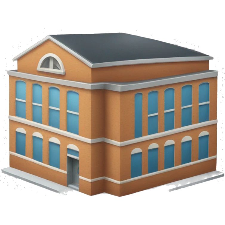School building emoji