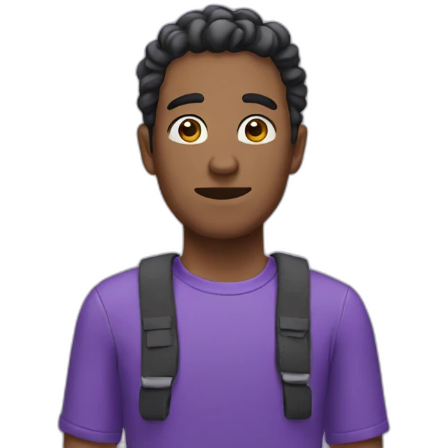 purple andy emoji