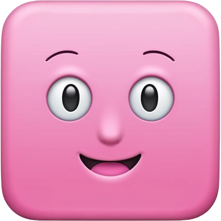 Pink Square emoji