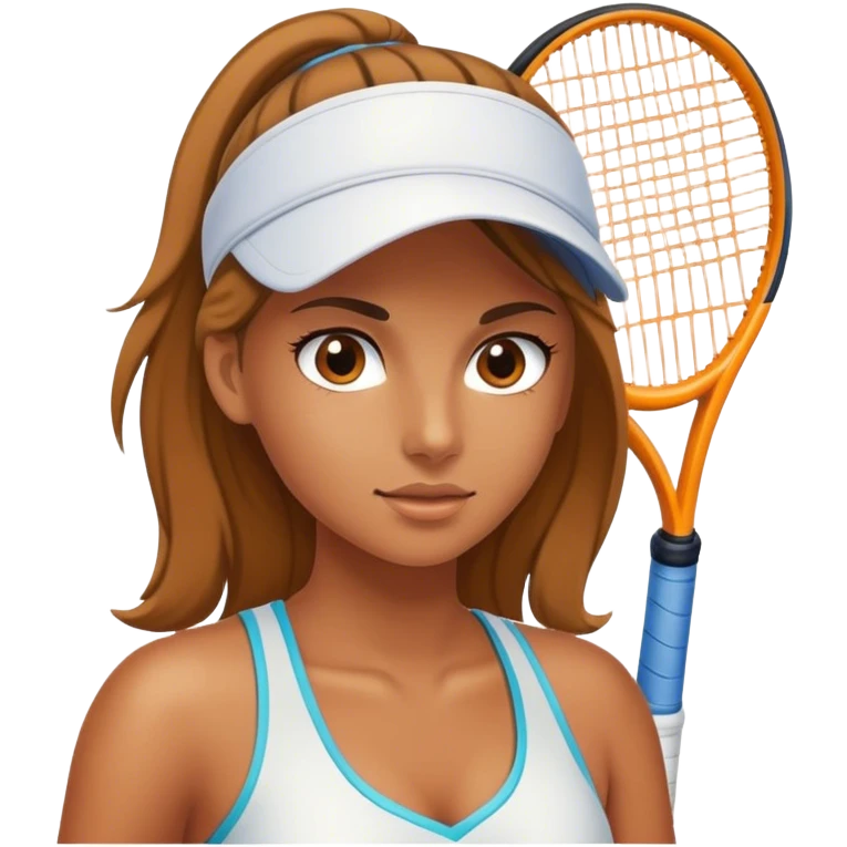 Tennis girl  emoji