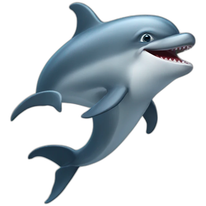 Angry Dolphin emoji