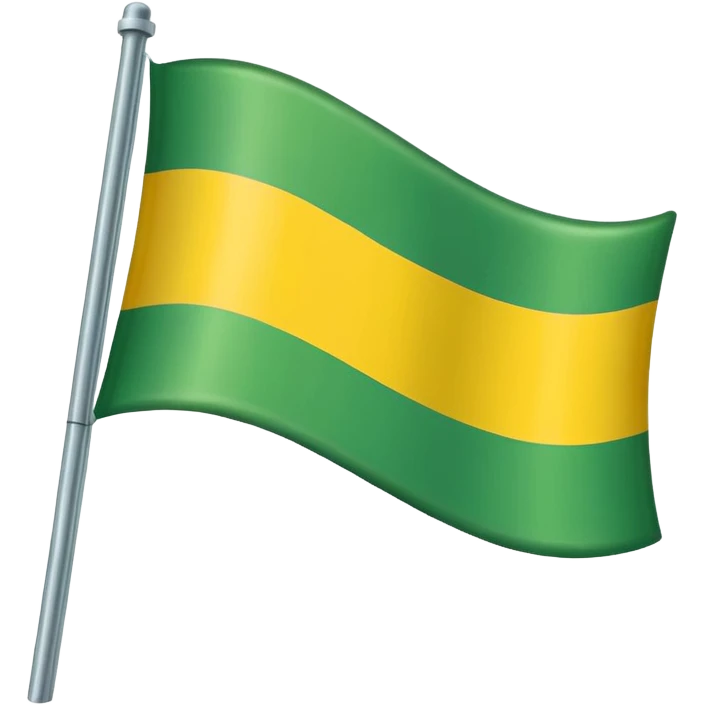 Yeşil sarı bayrak emoji