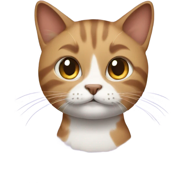 Cat with hair emoji