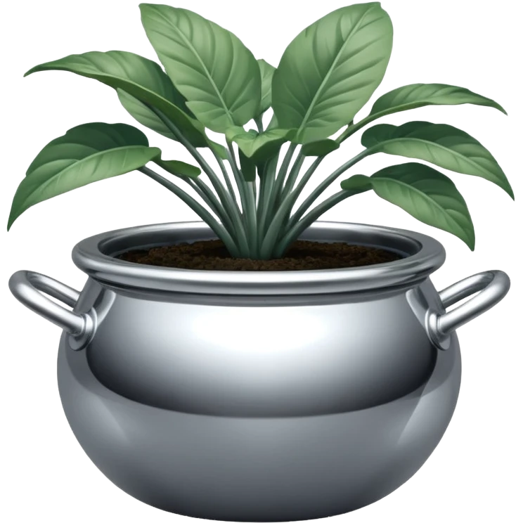 plant in pot style hajime sorayama emoji