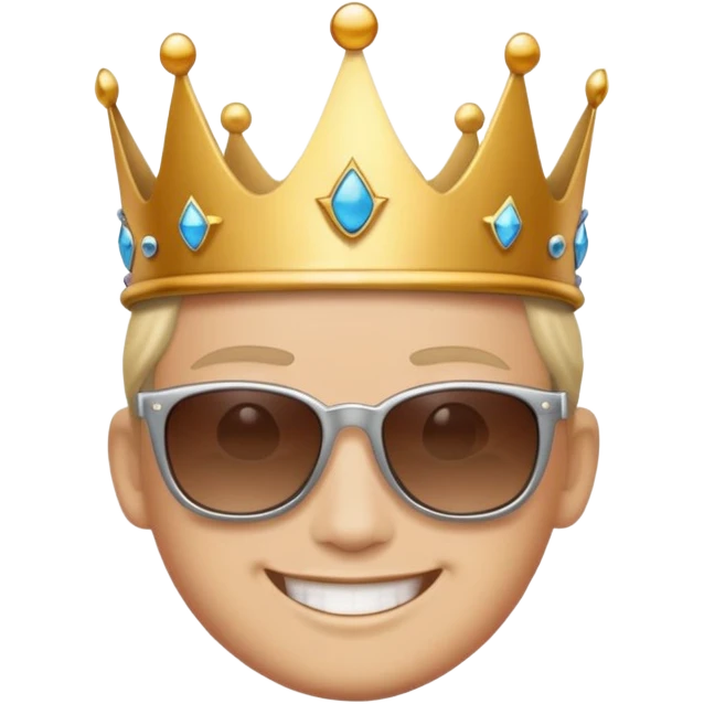 🤑😎🤘👑 emoji
