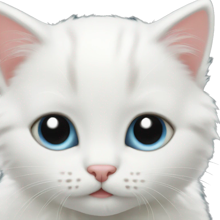 White kitten  emoji