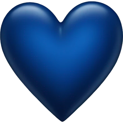 dark blue heart emoji