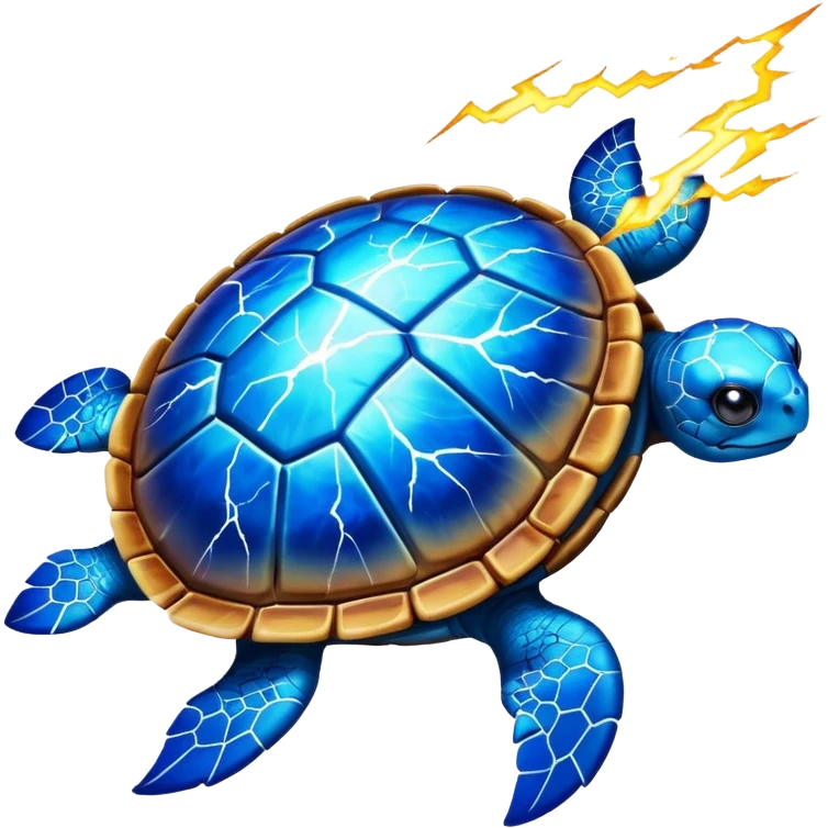 Lightning Turtle emoji