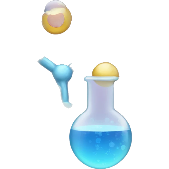 chemistry with bubbles emoji