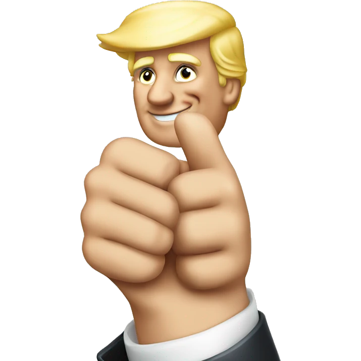 Trump thumbs up emoji