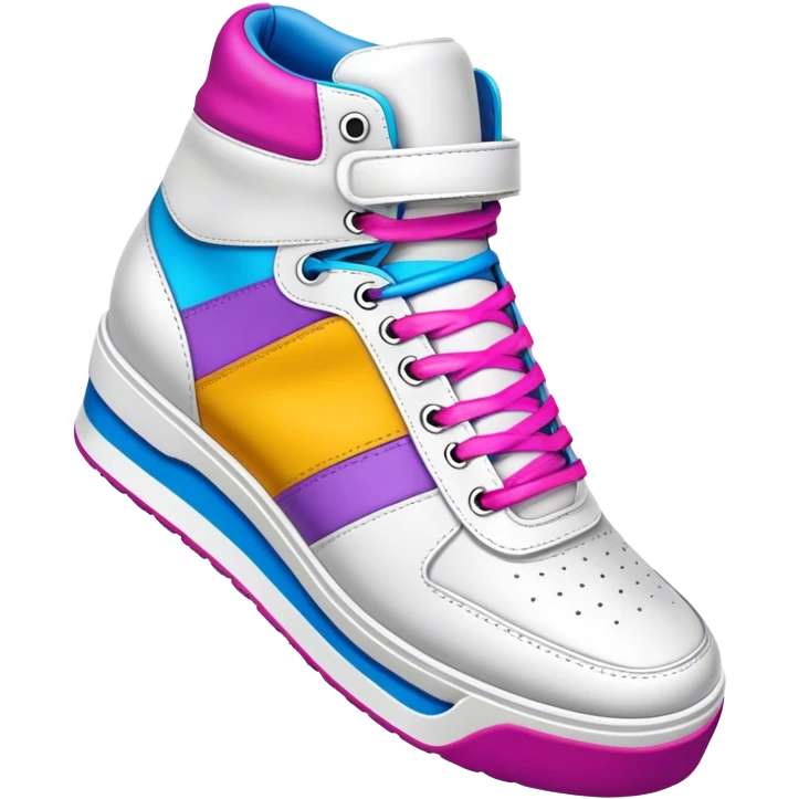 90’s spice girl platform sneakers emoji