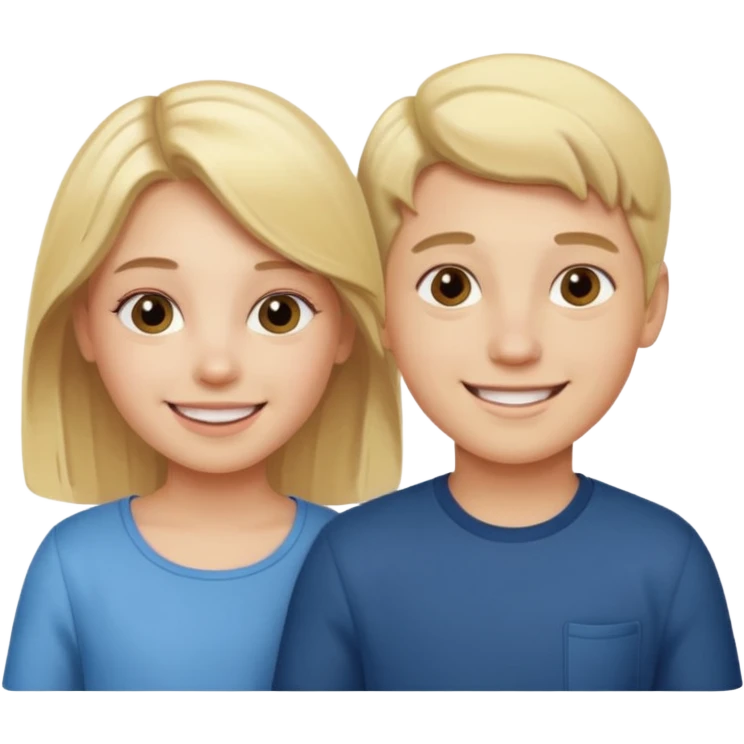 boy and girl twins emoji