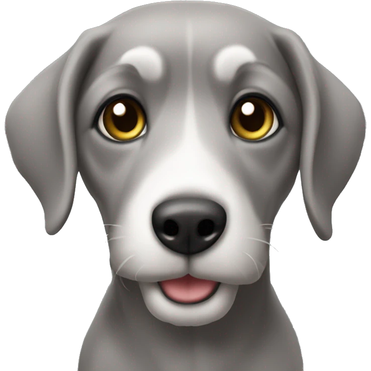 mini shnauzer grey emoji