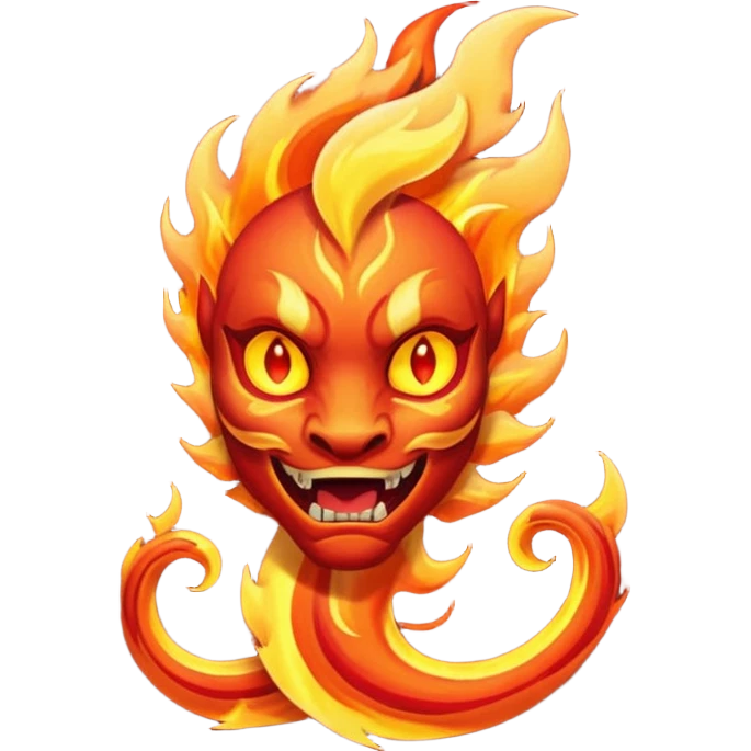 fire elemental tattoo emoji