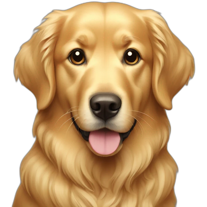 golden retriever emoji