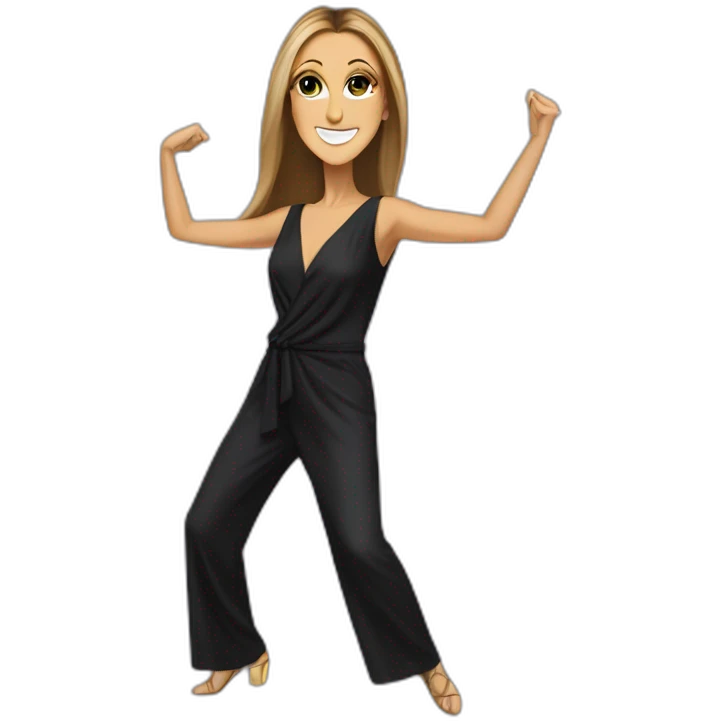 Céline Dion dancing emoji