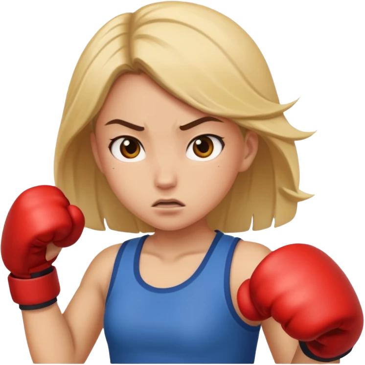 Girl with her period fighting  emoji