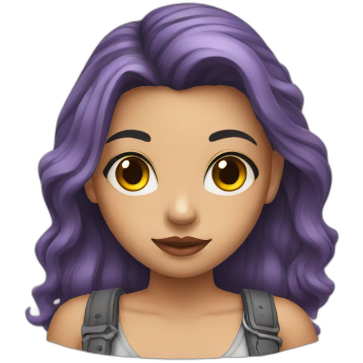girl with tattoo on shoulder emoji