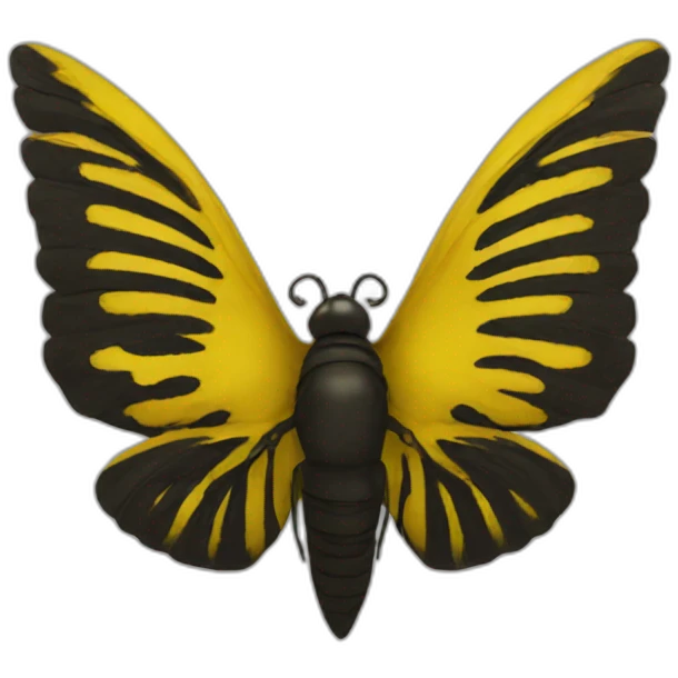the letters RA black on yellow emoji