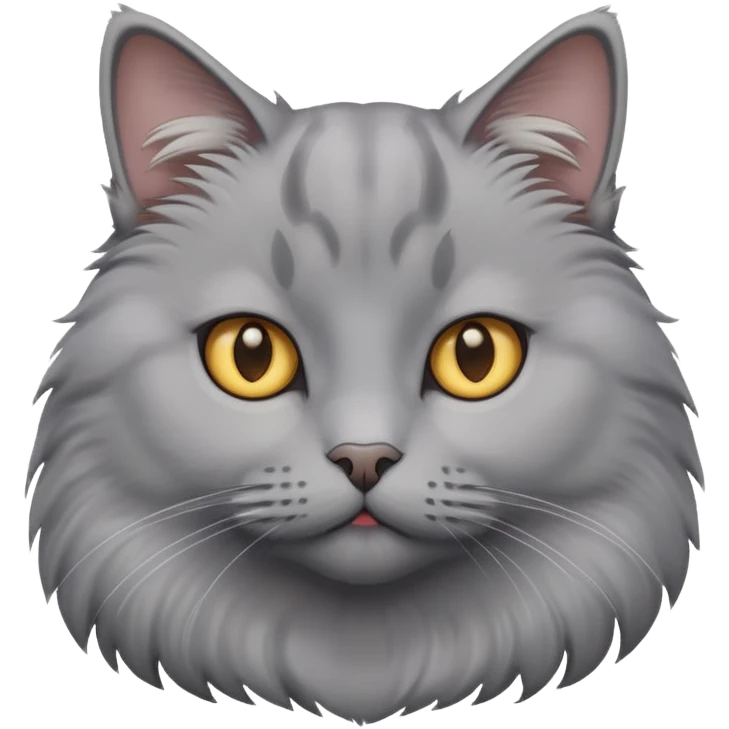 Cat grey  emoji