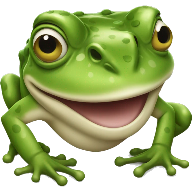roaring frog  emoji