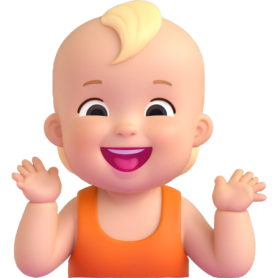 laughing baby emoji