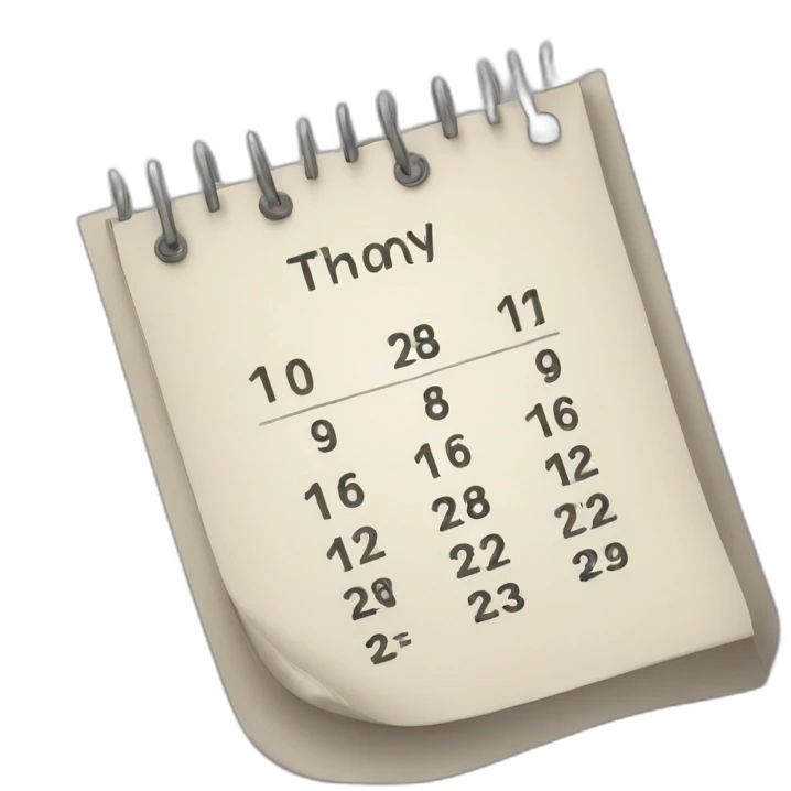 calendar emoji