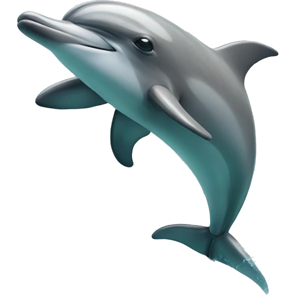 Dolphins chilling  emoji