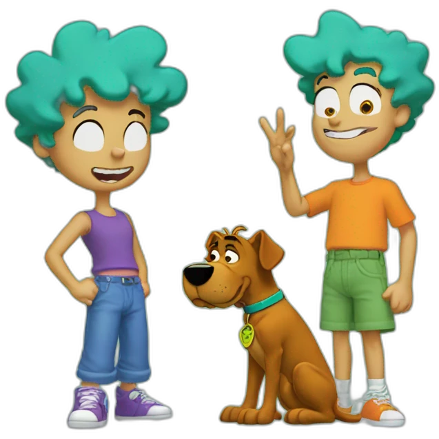 scooby doo and the rugrats emoji
