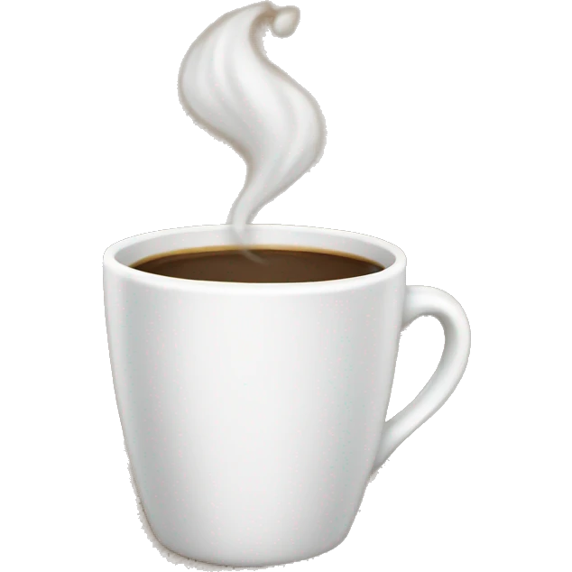 White coffee cup emoji