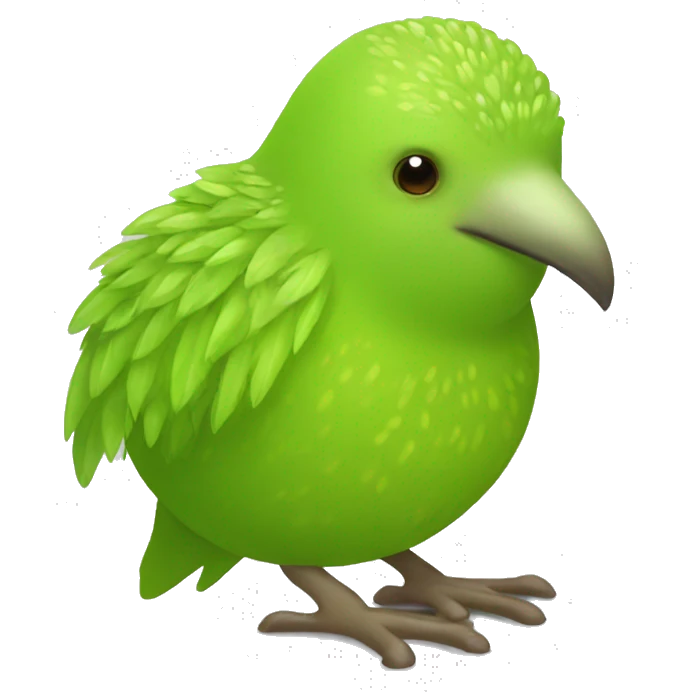 lime green kiwi bird emoji