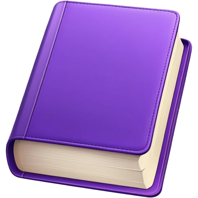 violet 📘 emoji