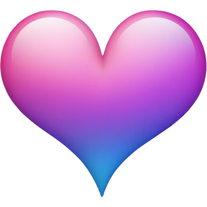 pink, purple and blue heart emoji