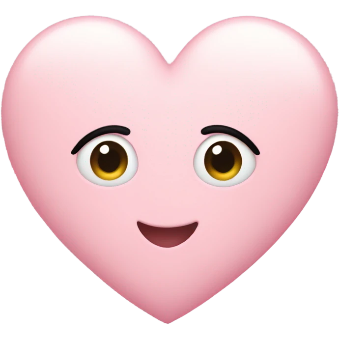 pastel pink heart  emoji