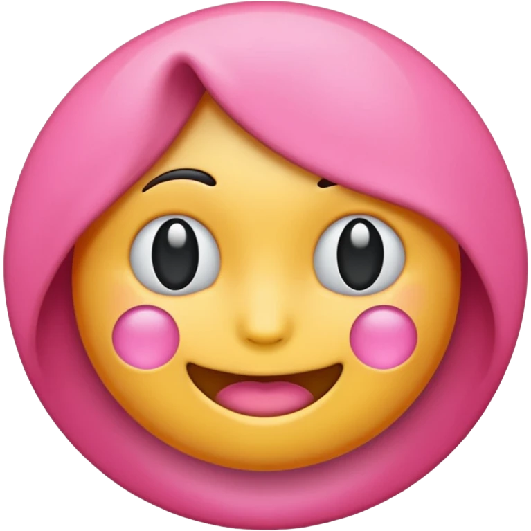 Pink circle emoji emoji