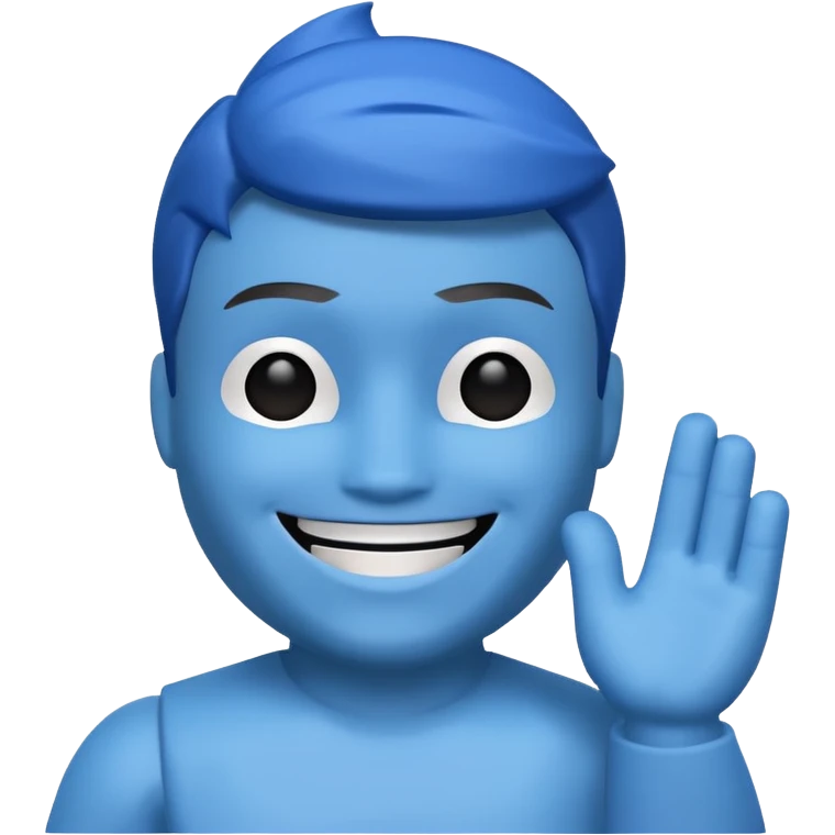 Roblox  blue emoji