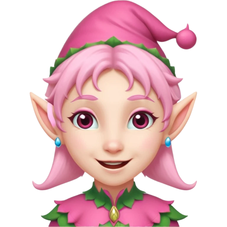 pink elf emoji
