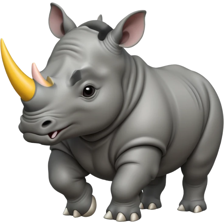 angry rhinoceros emoji