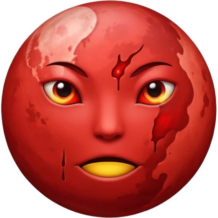 Blood moon  emoji