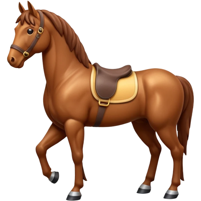 Horse in 3d style  emoji