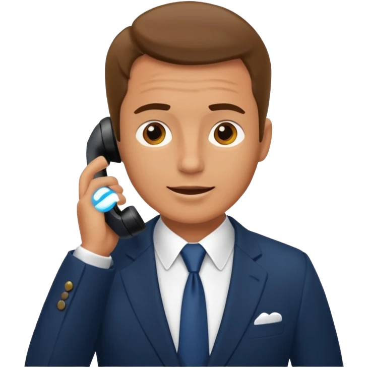 HOMBRE HABLANDO POR TELEFONO emoji