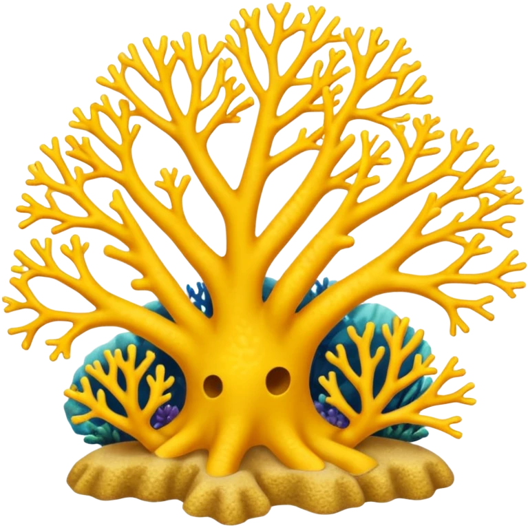 yellow Corals emoji