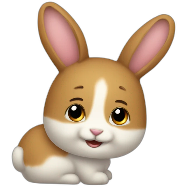 yugy bunny letter mark emoji
