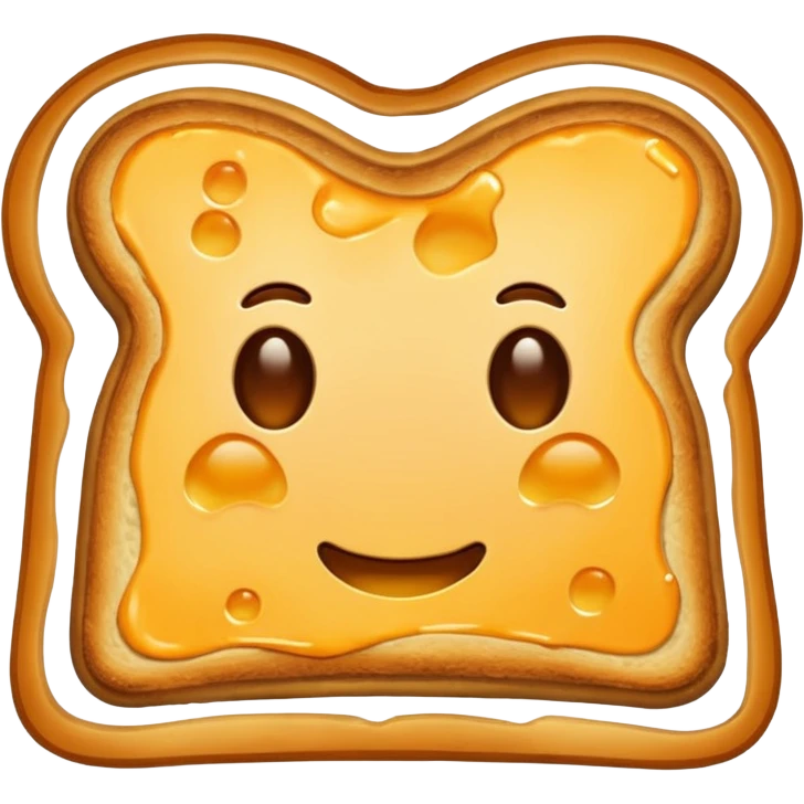 Cheese toast iphone emoji  closed emoji