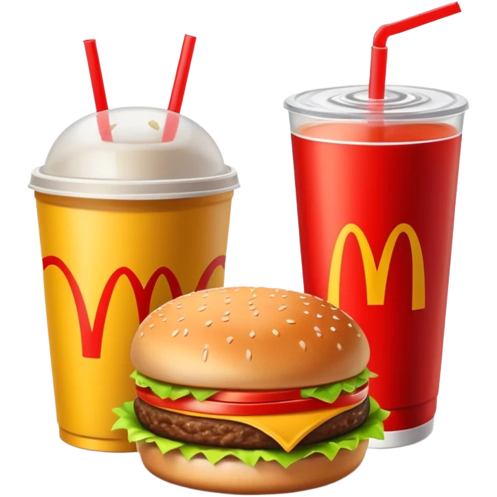 1990’s McDonald’s meal  emoji