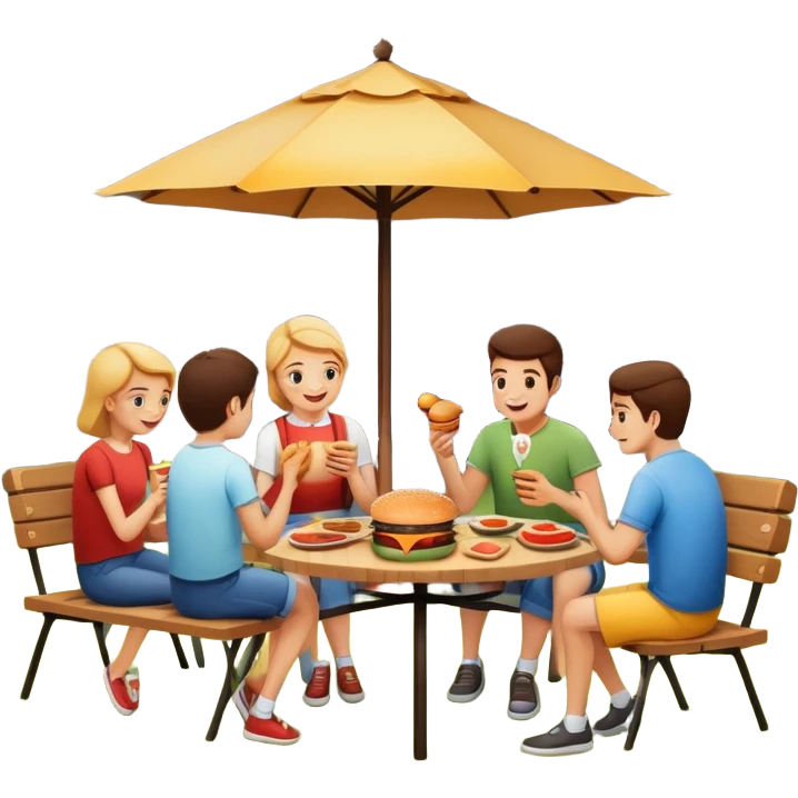 Backyard barbecue  emoji
