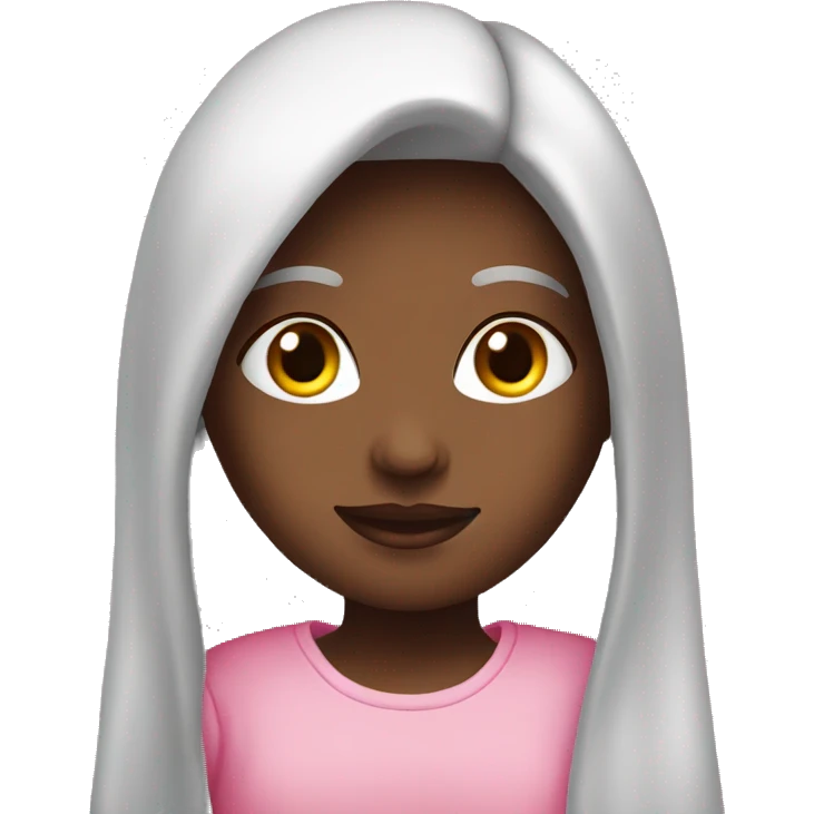 Christian girl pink emoji