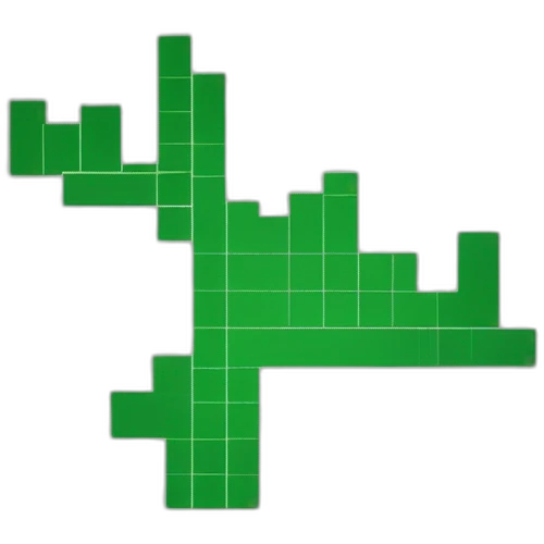 Green graph emoji
