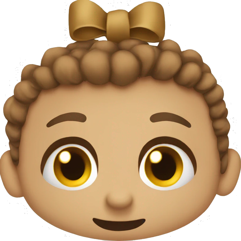 brown bow emoji