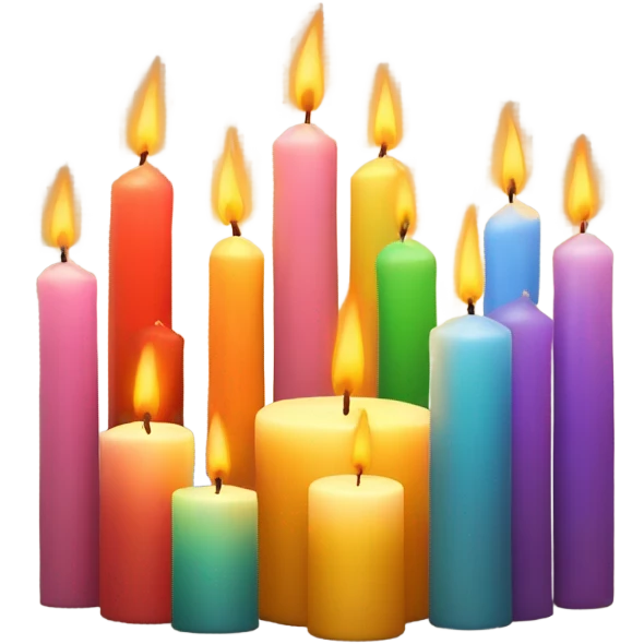 candles burning  emoji